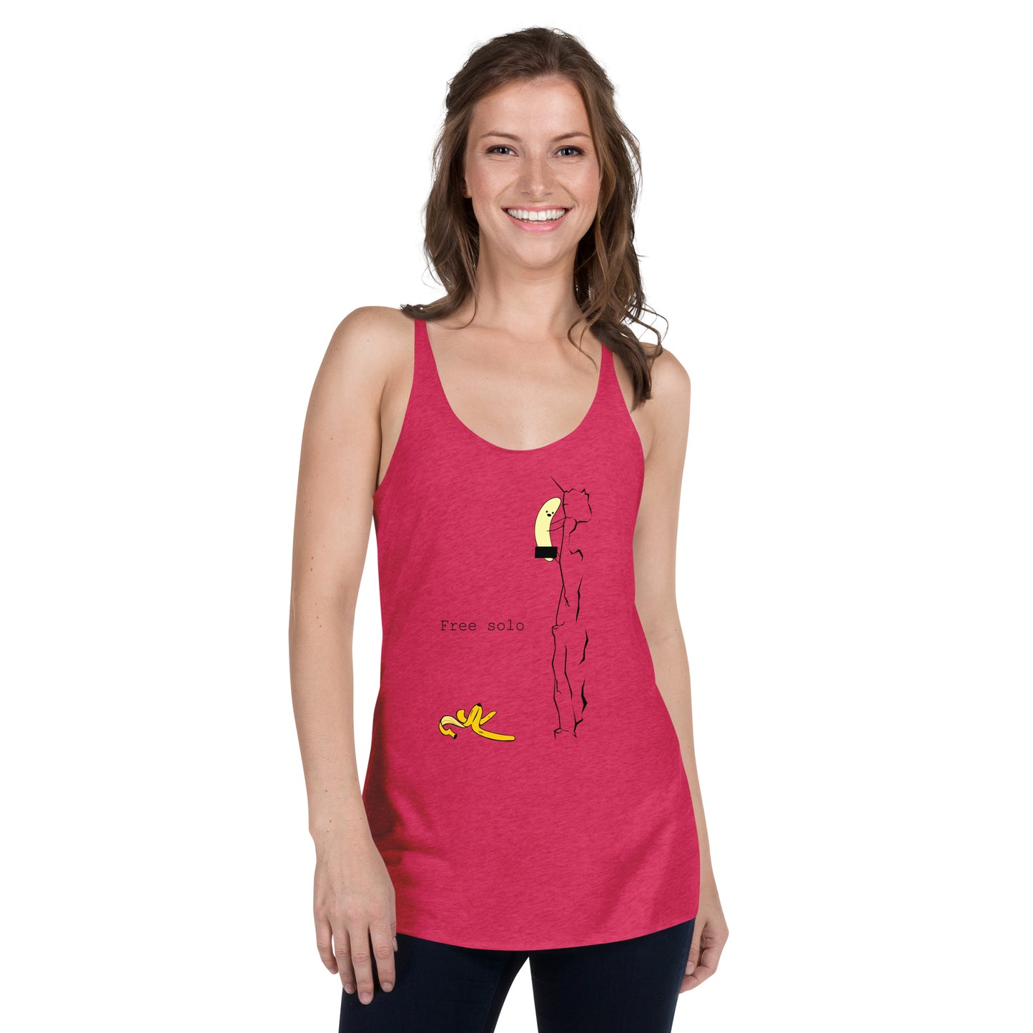 Free Solo Banana | Women's Racerback Tank
